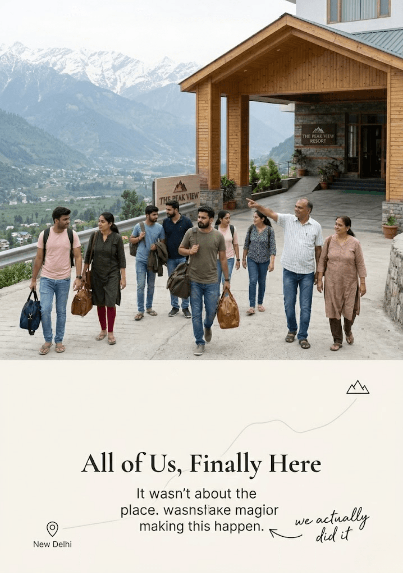 Group Travel Book album inner pages — Trippal